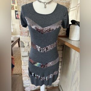 Epic Threads Charcoal Sequin Dress